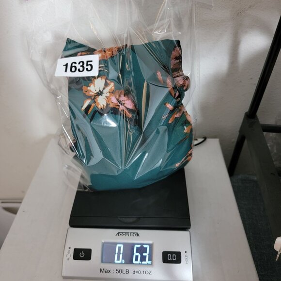 Maurices Womens Tunic 1X Pull Over Long Sleeve V neck Green & Orange Floral - Picture 11 of 11